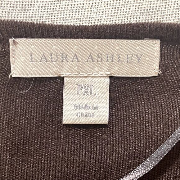 Laura Ashley | Brown Studded  Accented Cardigan | PXL - Picture 5 of 7